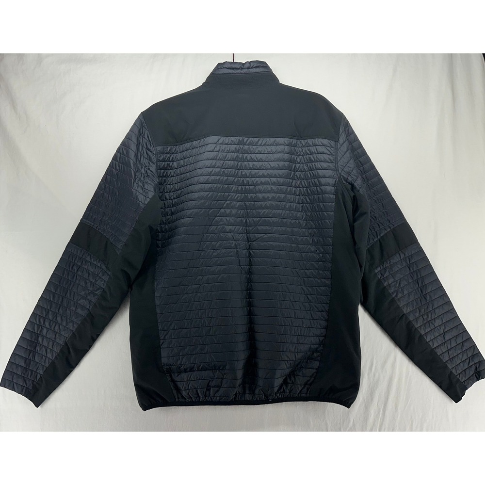 Kuhl Projekt Mens Large Black Quilted Hybrid Insulated Full Zip Jacket Pockets - Picture 2 of 8